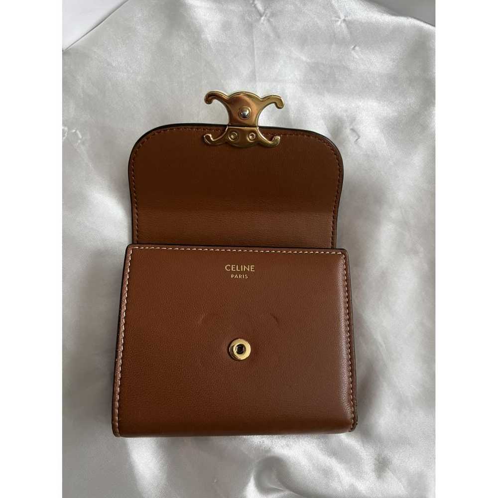 Celine Triomphe leather wallet - image 3