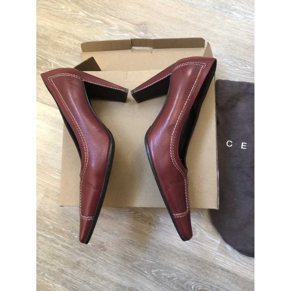 Celine Triangle Heel leather heels - image 6