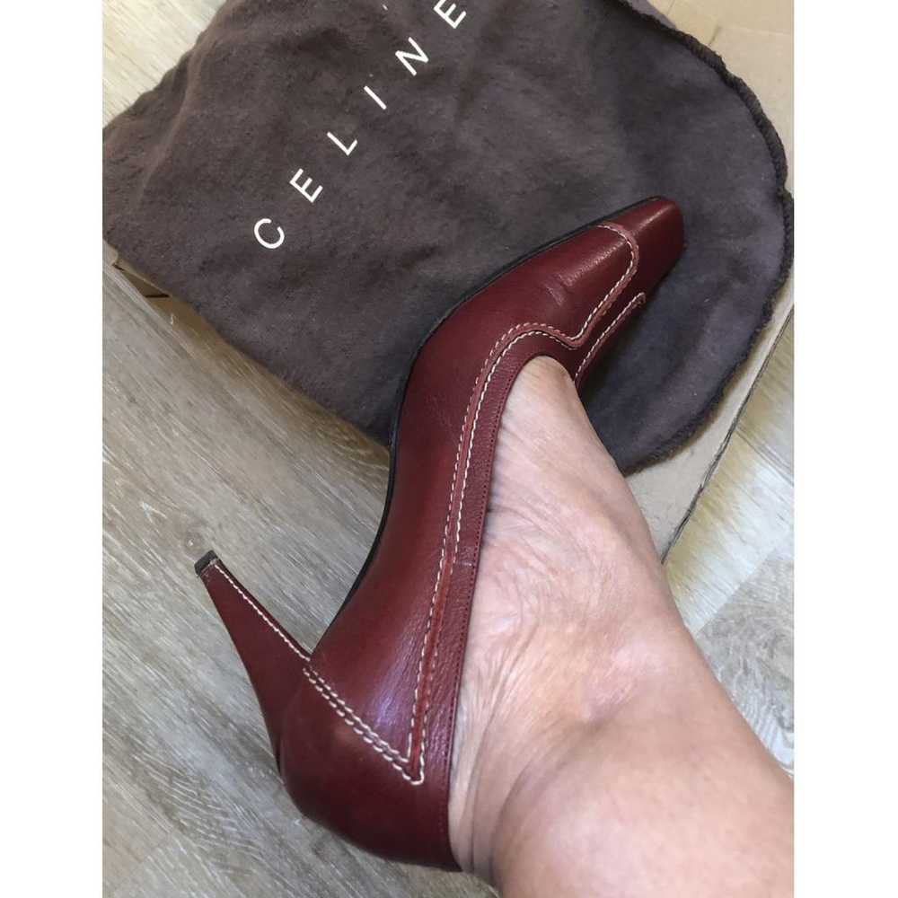 Celine Triangle Heel leather heels - image 9