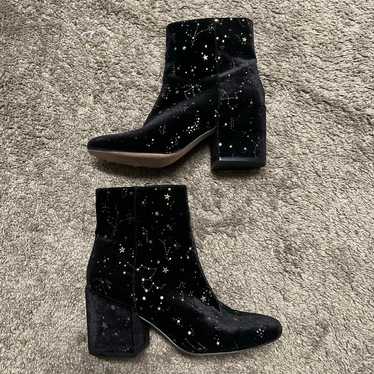 Urban Outfitters Velvet Booties