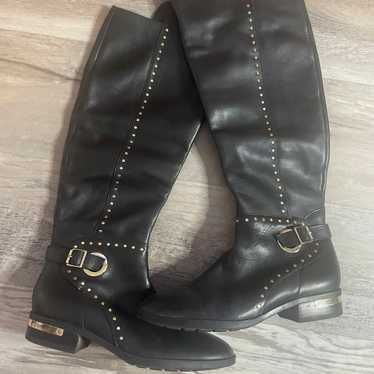 Vince camuto leather riding boots