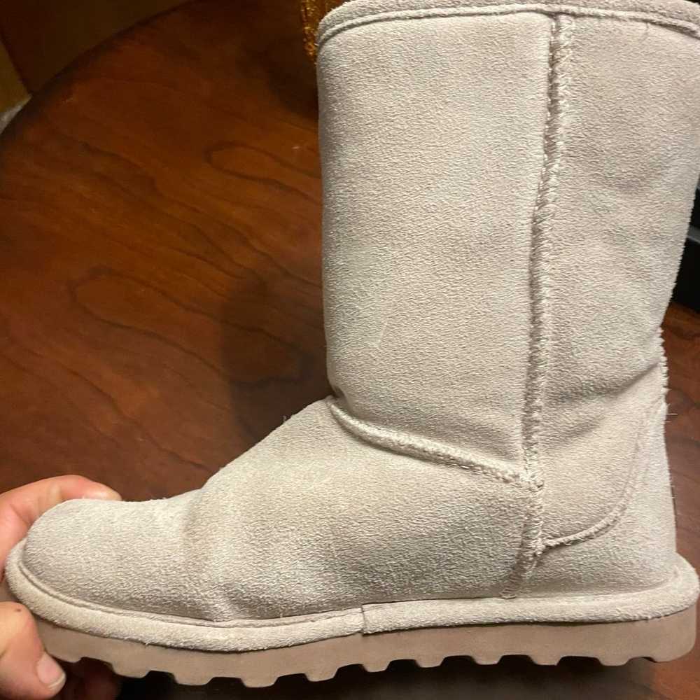 BearPaw White Boots Size 8 - image 5