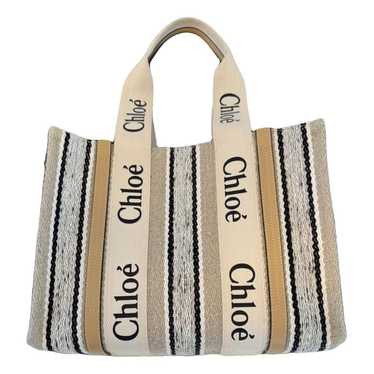 Chloé Woody cloth tote