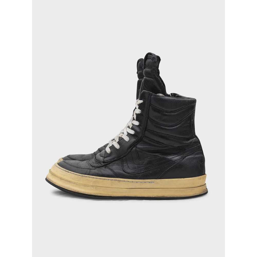 Rick Owens Black Leather Dunks - image 2