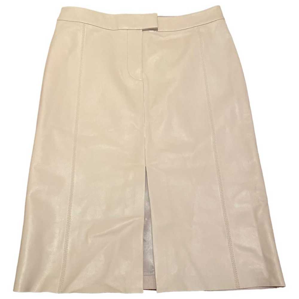 Sass & Bide Leather mid-length skirt - image 1