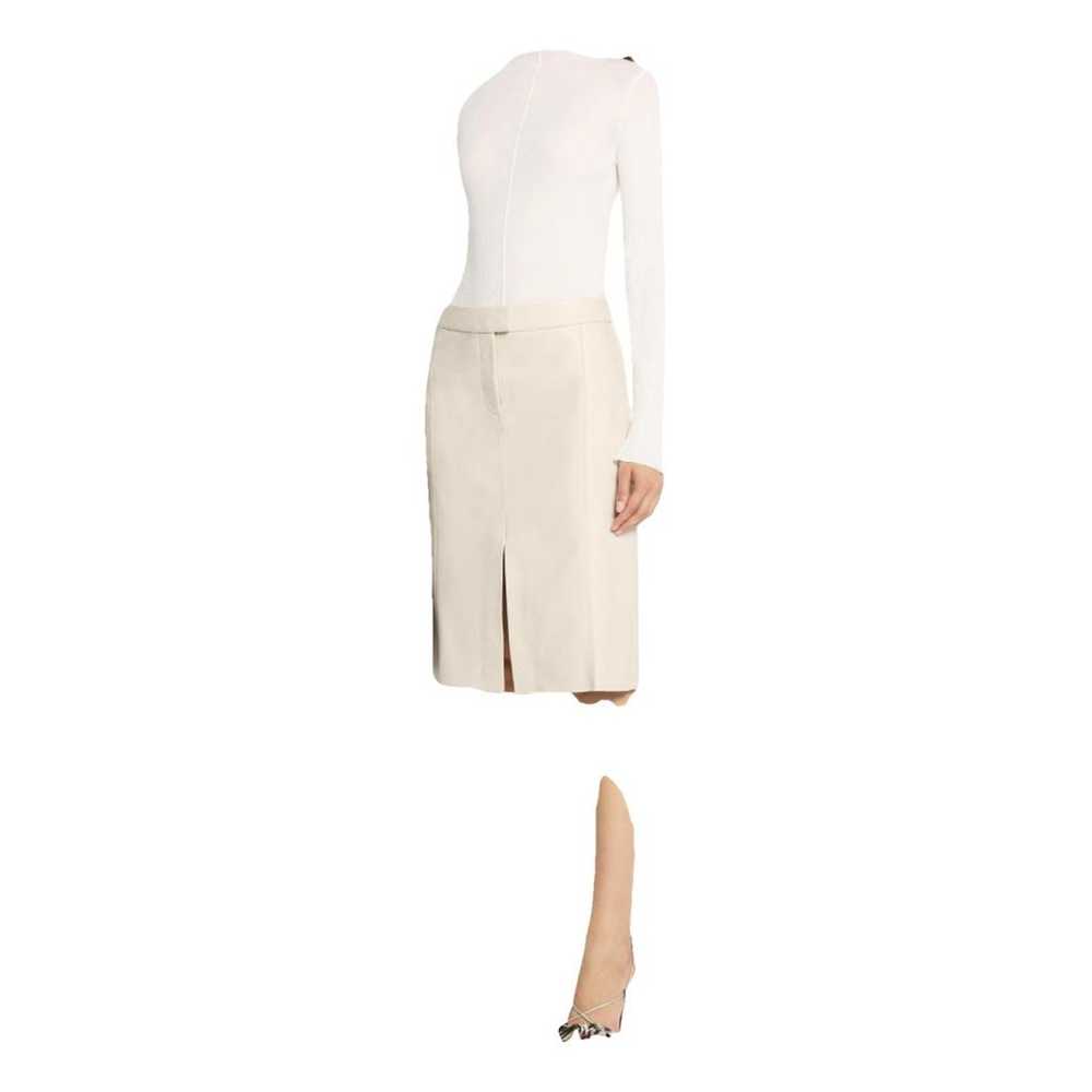 Sass & Bide Leather mid-length skirt - image 2