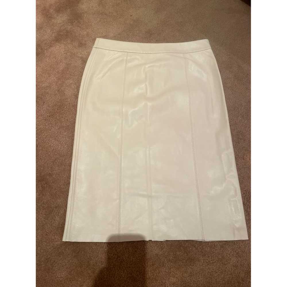 Sass & Bide Leather mid-length skirt - image 5