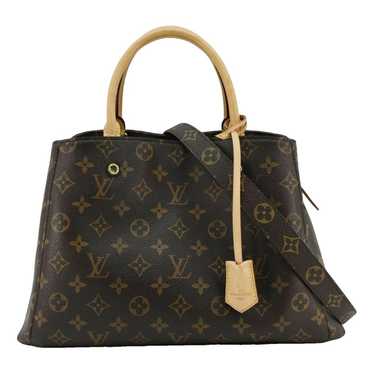 Louis Vuitton Montaigne cloth handbag