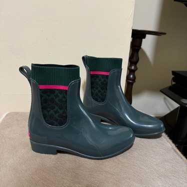 coach rain boots