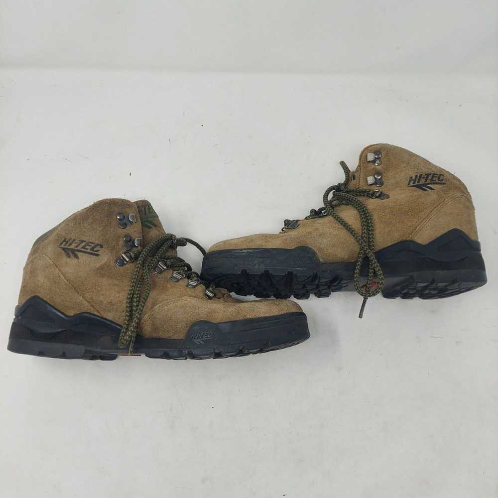 Hi Tec Vintage Brown Suede Leather Alpine Hiking … - image 3