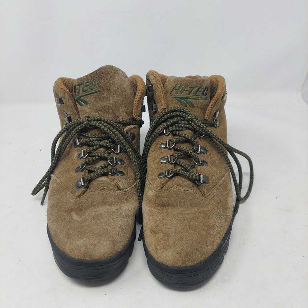 Hi Tec Vintage Brown Suede Leather Alpine Hiking … - image 7