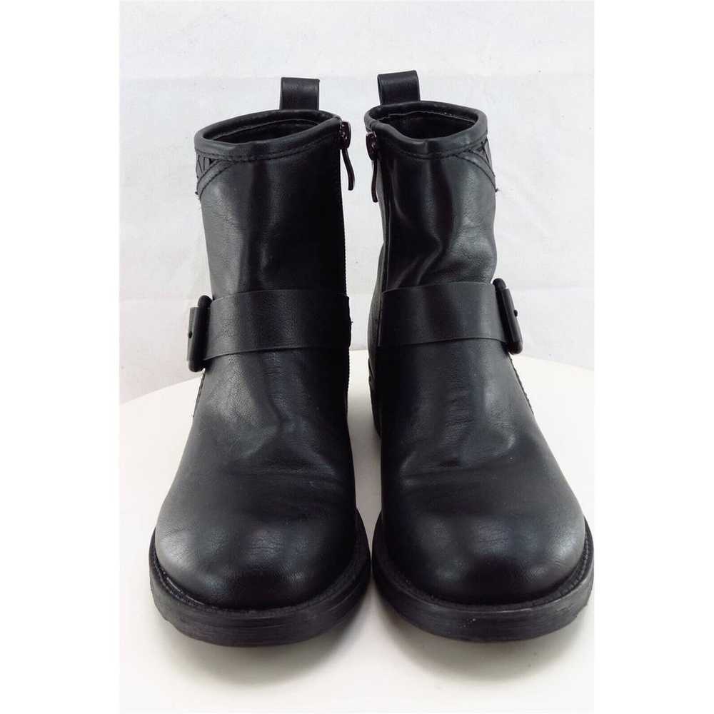 MTNG Ankle Boots Women Zip Boot Sz 36 M Black Lea… - image 2