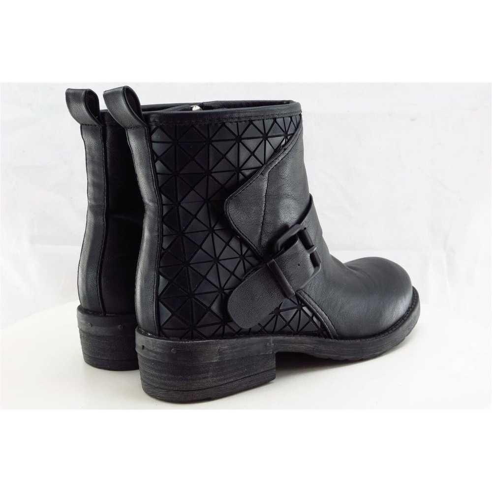 MTNG Ankle Boots Women Zip Boot Sz 36 M Black Lea… - image 5