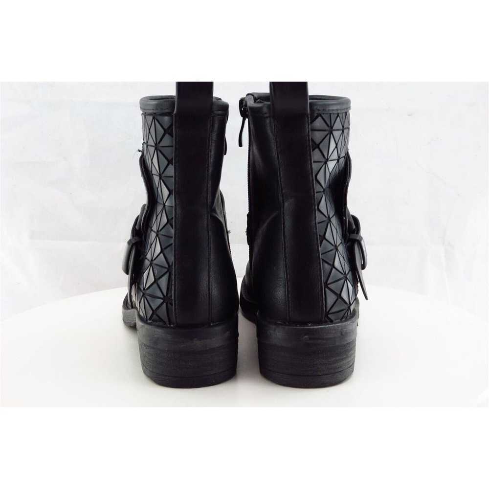 MTNG Ankle Boots Women Zip Boot Sz 36 M Black Lea… - image 6