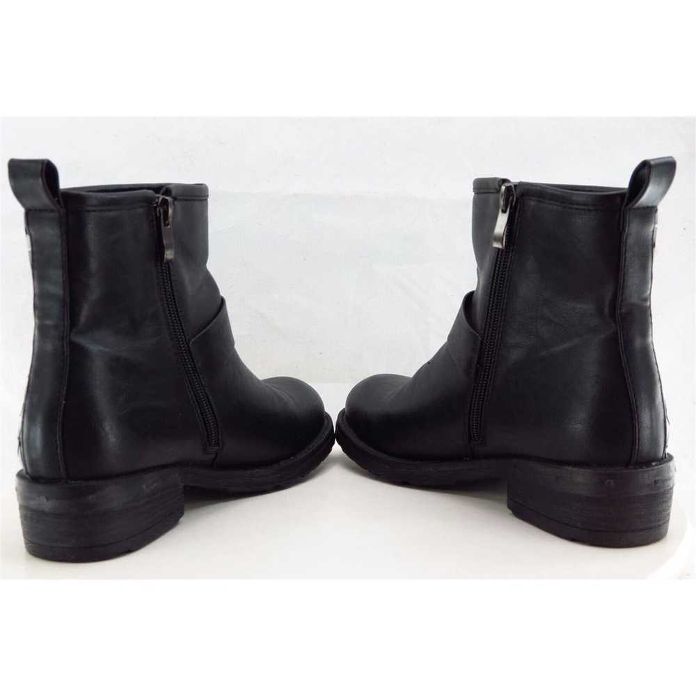 MTNG Ankle Boots Women Zip Boot Sz 36 M Black Lea… - image 8