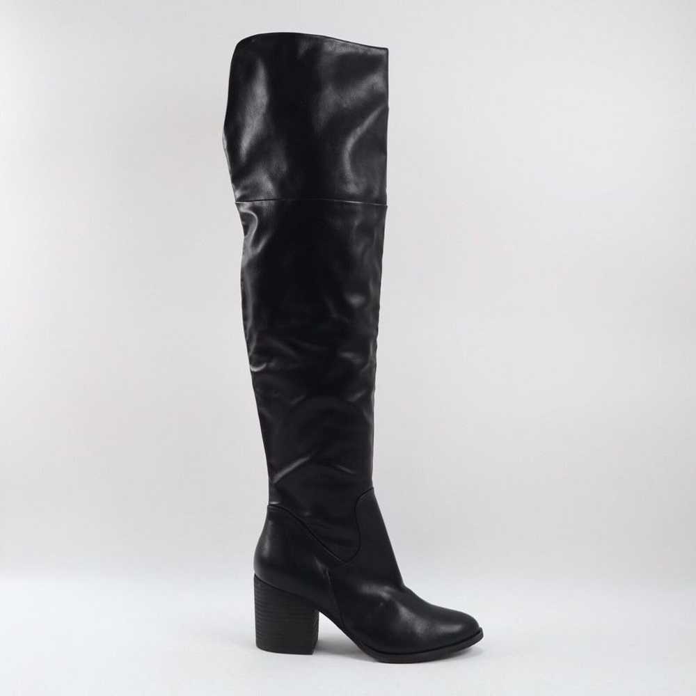 NEW BP. Luke Over the Knee Boots Side Zip Faux Le… - image 2