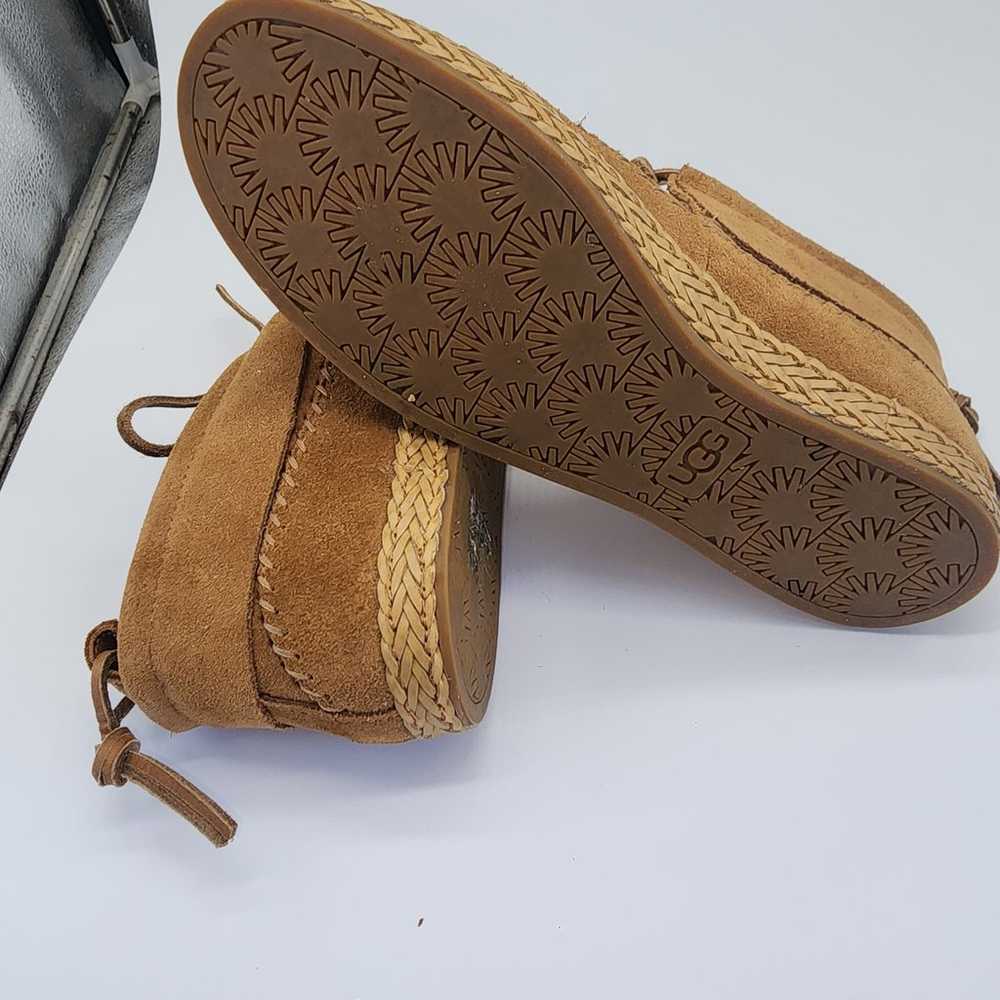 UGG AUSTRALIA "WOODLYN MOCK CHESNUT MOCCASIN 7.5 - image 5