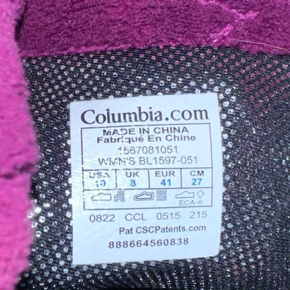 COLUMBIA SNOW BOOT WOMENS SIZE 10 in excellent co… - image 11