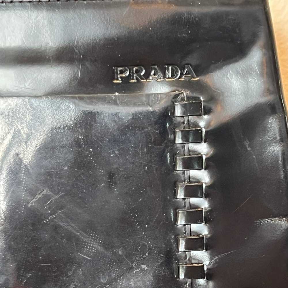 Vintage Prada Patent Leather Shoulder Bag - image 5