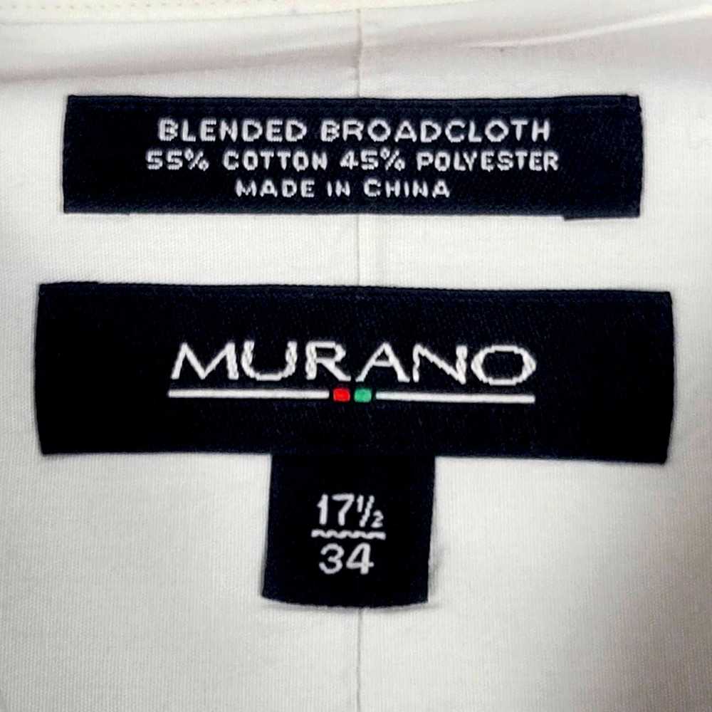 Murano Murano Men's Long Sleeve Shirt Creme Size … - image 6