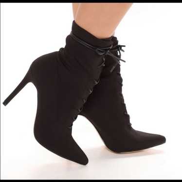 Size 9 Heel Booties - image 1