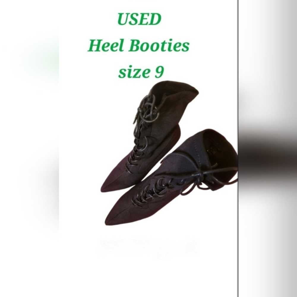 Size 9 Heel Booties - image 2