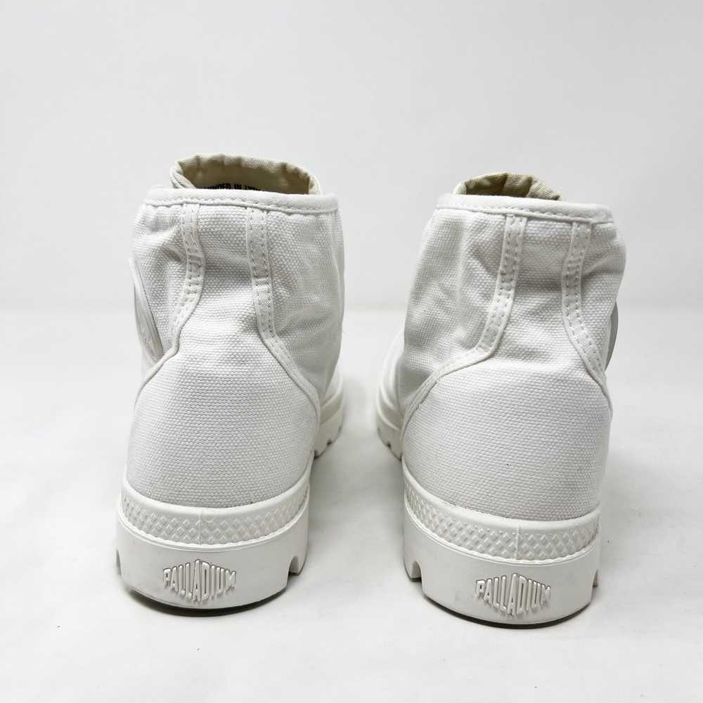 Palladium Size 8.5 White Pampa Hi Originale Lace … - image 5