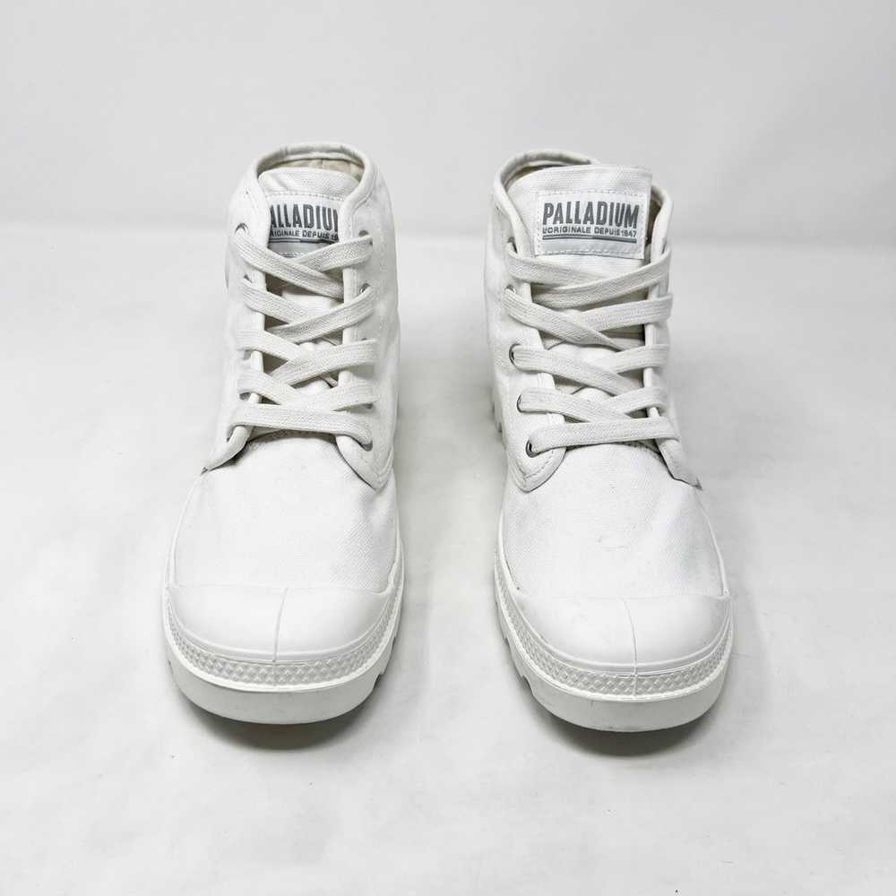 Palladium Size 8.5 White Pampa Hi Originale Lace … - image 6