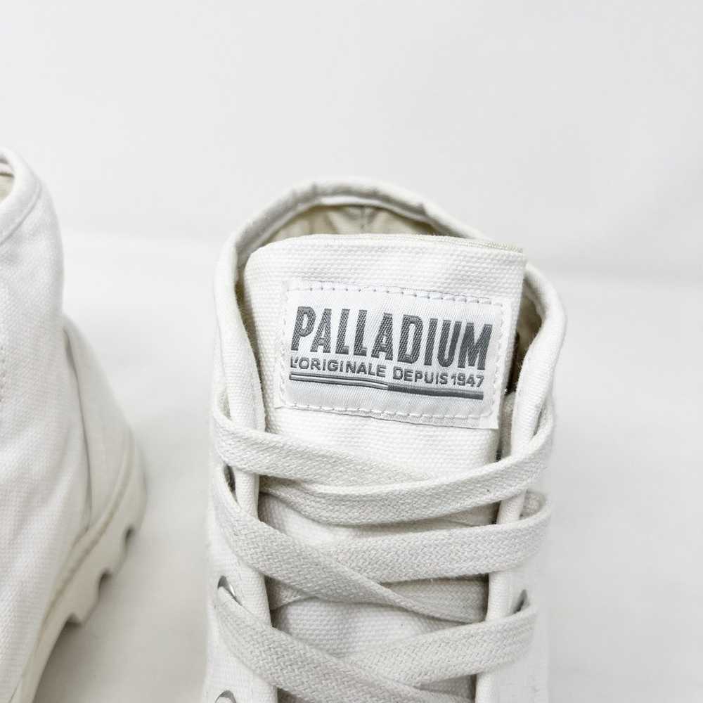 Palladium Size 8.5 White Pampa Hi Originale Lace … - image 9