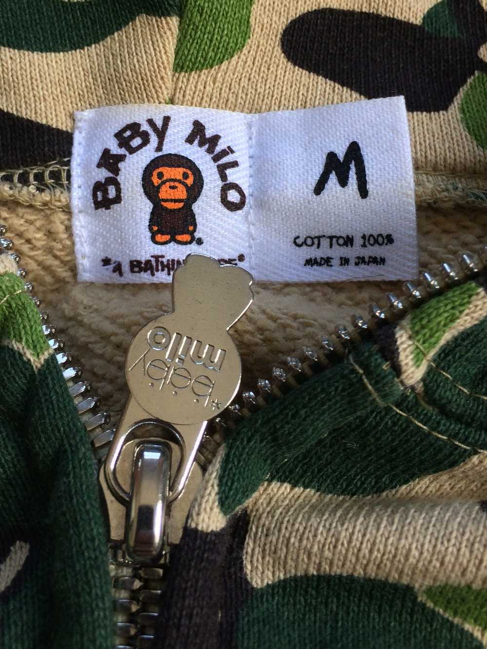 Bape OG Bape Baby Milo Camo Spellout Hoodie - image 5