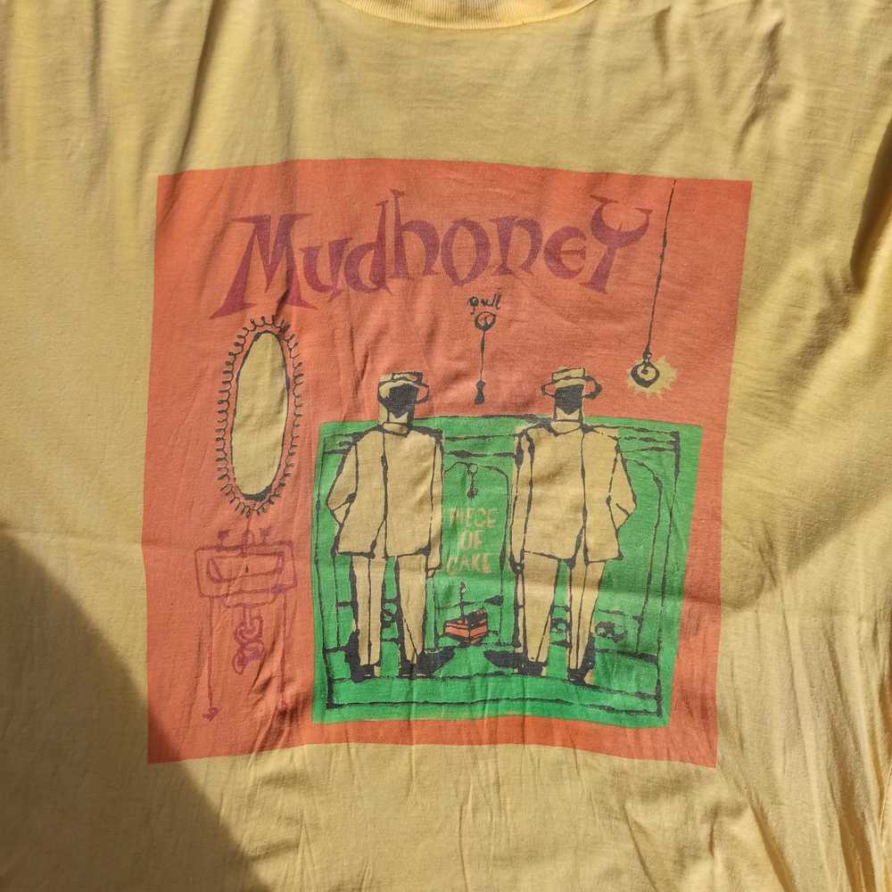 Band Tees × Rock T Shirt × Vintage MUDHONEY PIECE… - image 5