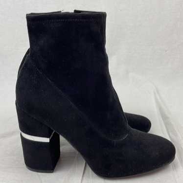 Marc Fisher Black Suede Ankle Boots