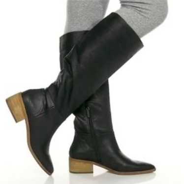 Vince Camuto Beaanna hotsell Black Knee High Leather Boots Size 7.5