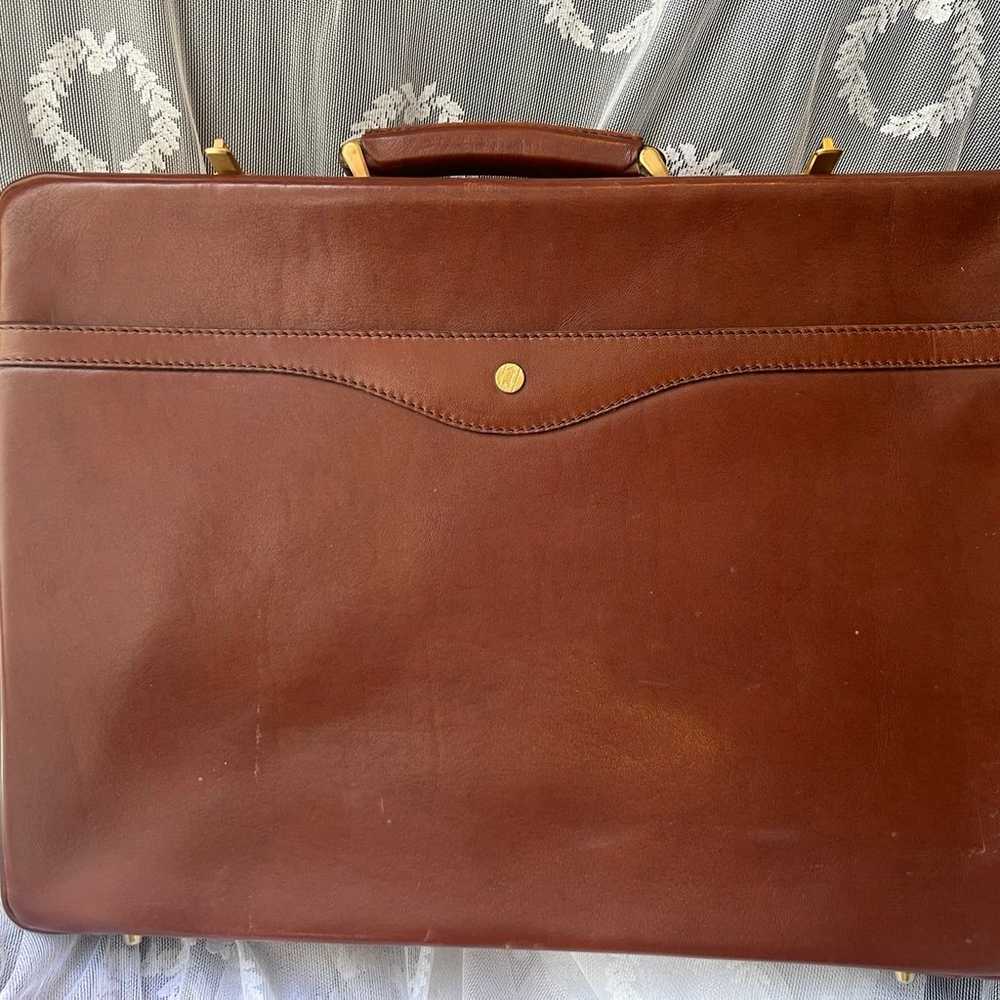 Vintage Frenzen Solingen W Germany Leather  Brief… - image 1