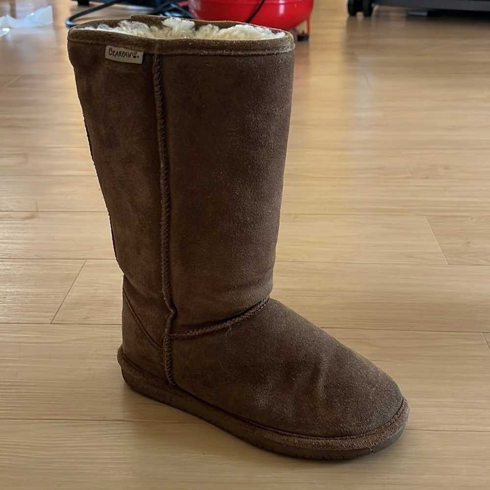 BEARPAW WOMENS EMMA TALL CLASSIC SUEDE SLIPON BOO… - image 2