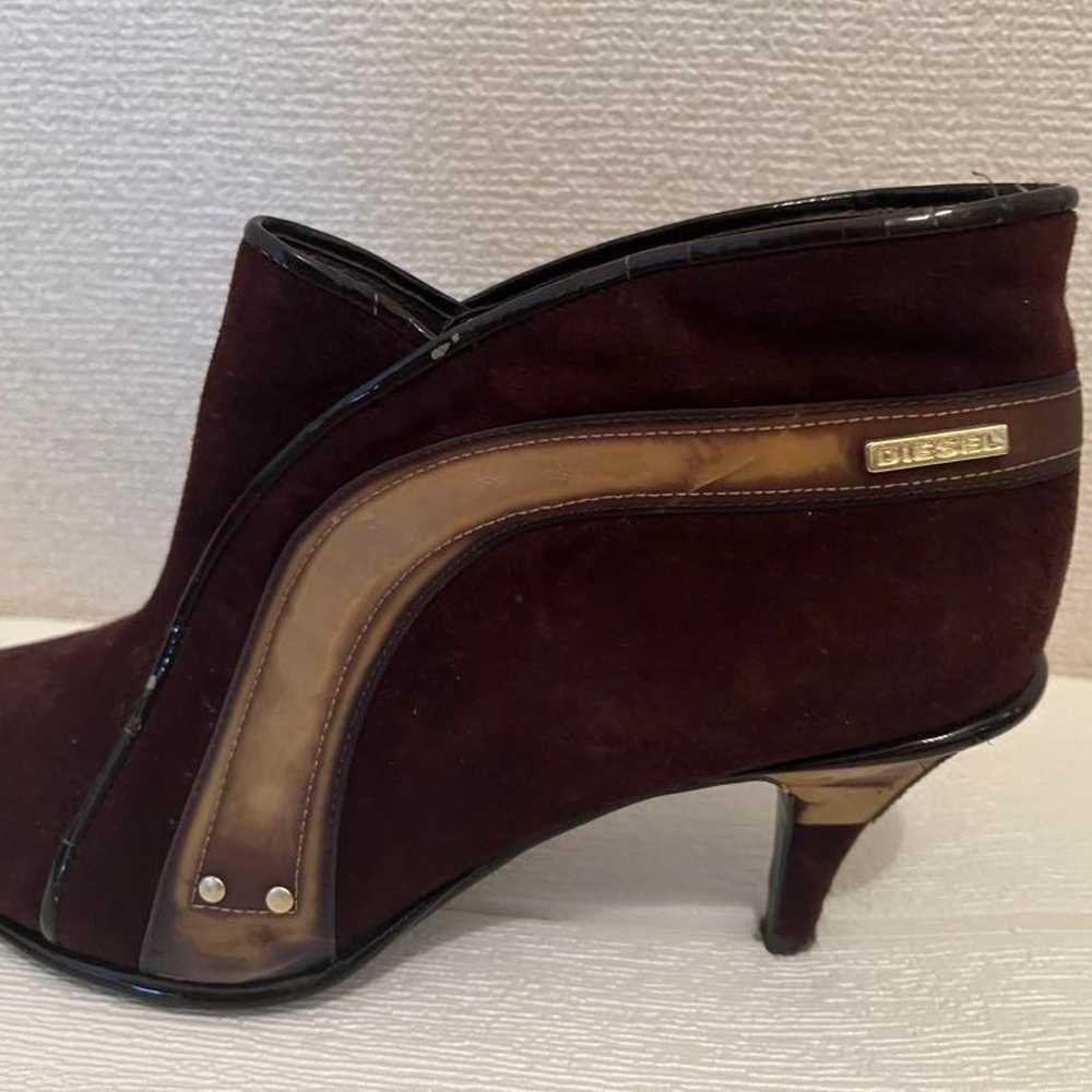 DIESEL Dark Brown Suede Bootie - image 1