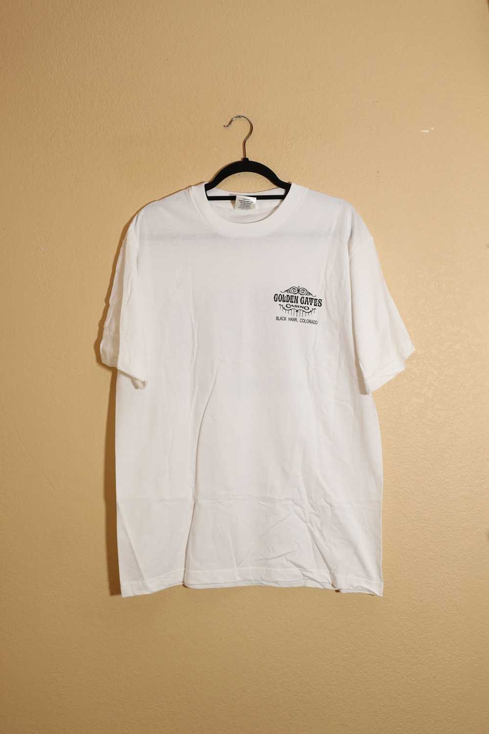 Vintage Golden Gates Casino Black Hawk Tee (L) - image 1