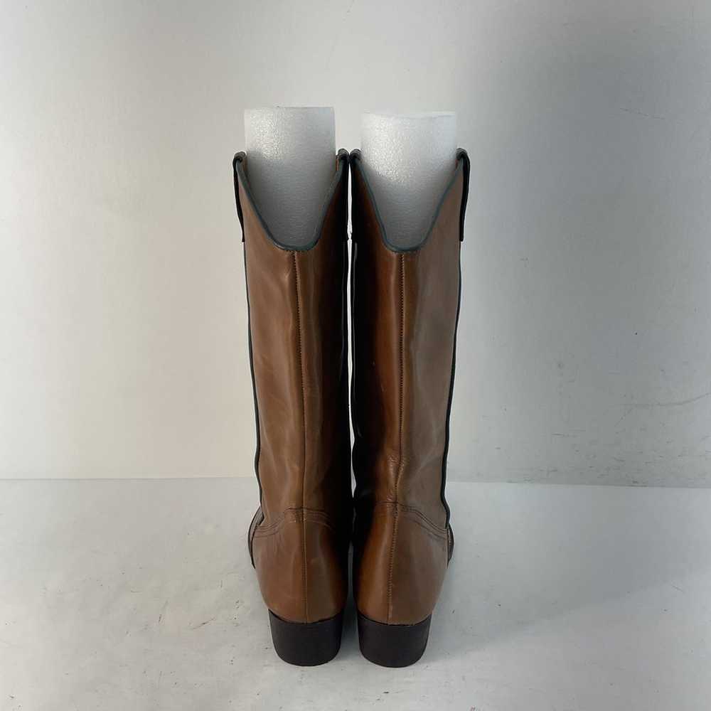 Mia Brown Leather Western Boots Size 8 - Women's … - image 3