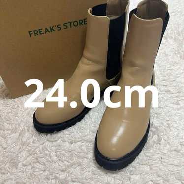 Freaks Store Middle Side Gore Boots 24.0 cm Beige