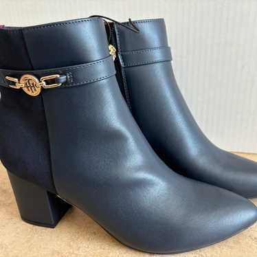 tommy hilfiger navy ankle boots twhallee-r women’s