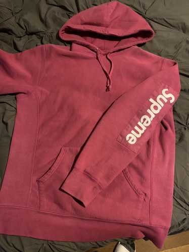 Supreme Supreme Big Box Logo Hoodie Magenta (SS17) - image 1