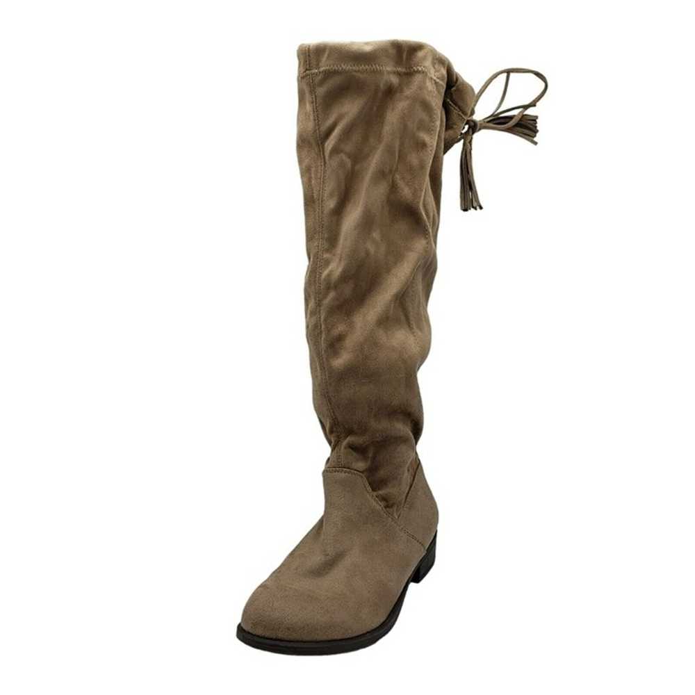 Torrid Faux Suede Scrunch Knee Boots Womens 7.5 W… - image 3