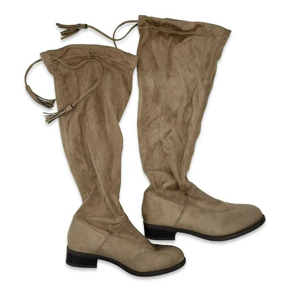 Torrid Faux Suede Scrunch Knee Boots Womens 7.5 W… - image 8