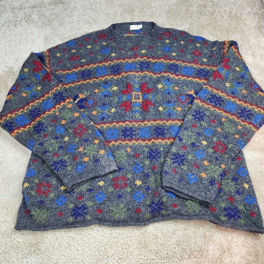 J.Crew J.Crew 100% Wool Heavy Sweater Vintage Men… - image 1