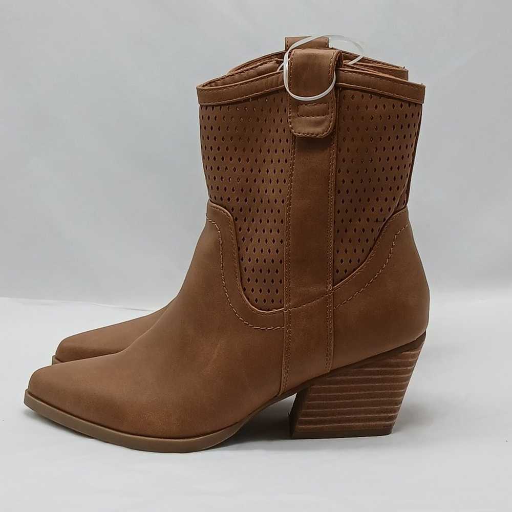 Dolce Vita Kirby Ankle Boot Women 6.5 Tan Western… - image 1