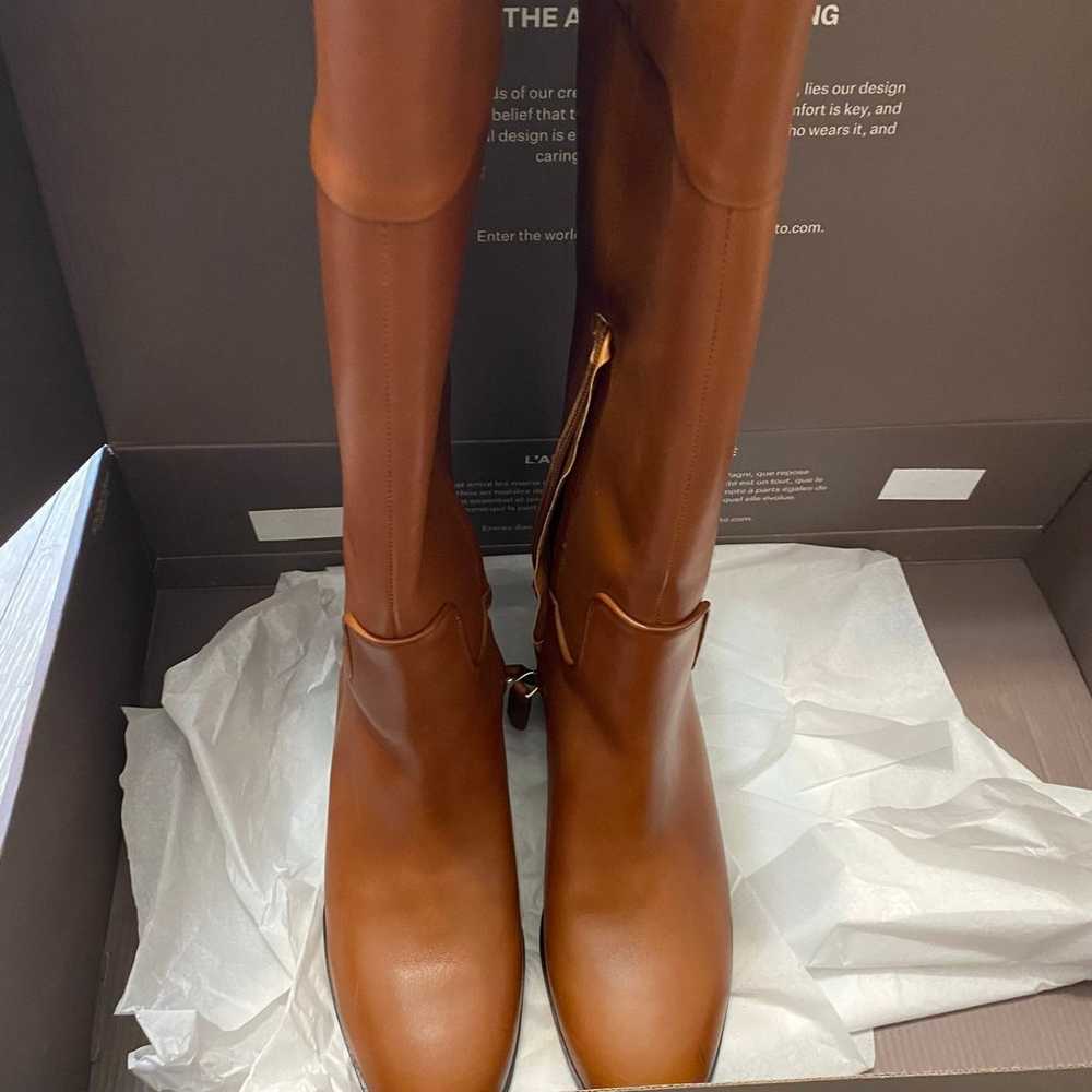 Riding Boots Francosarto tan size 8m Leather uppe… - image 5