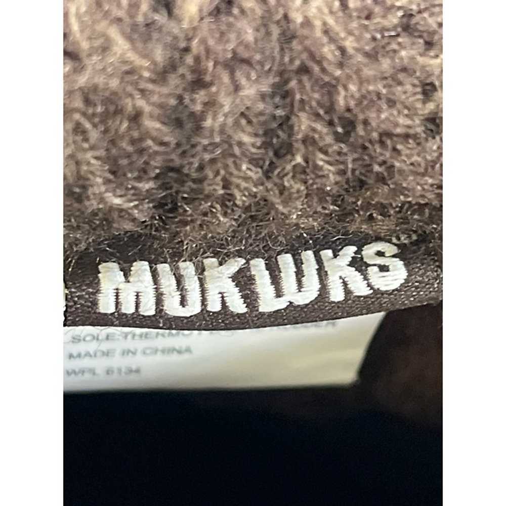 Muk Luks Women's Brown Heeled Ankle Boots Size 9 … - image 6