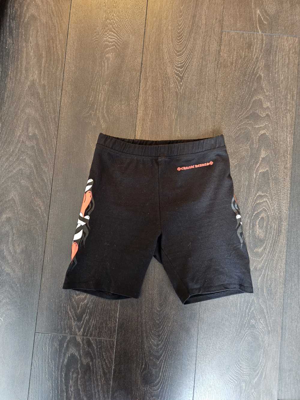 ★Chrome Hearts★Matty Boy Sick Heart Bike SHorts Matty Boy Shorts 