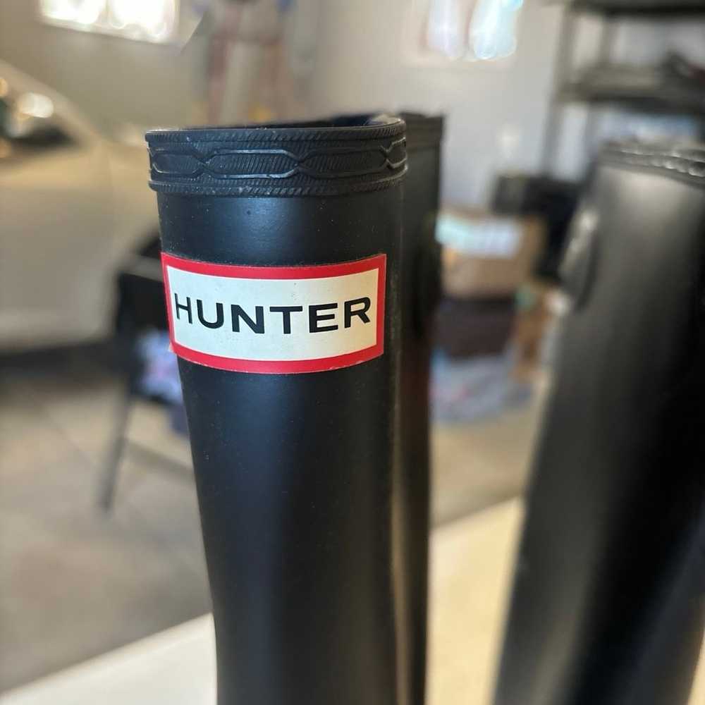 Hunter boots women size 8 - image 3