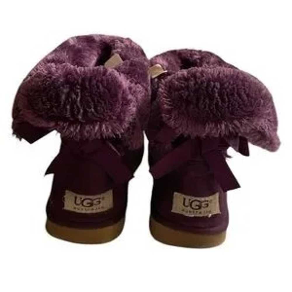 UGG women’s purple boots. W/ faux fur purple lini… - image 2